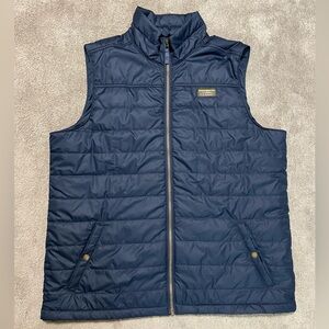 LL Bean Puffer Vest Men’s 2XLT Tall Navy Blue Zip Up Outdoor Gorpcore